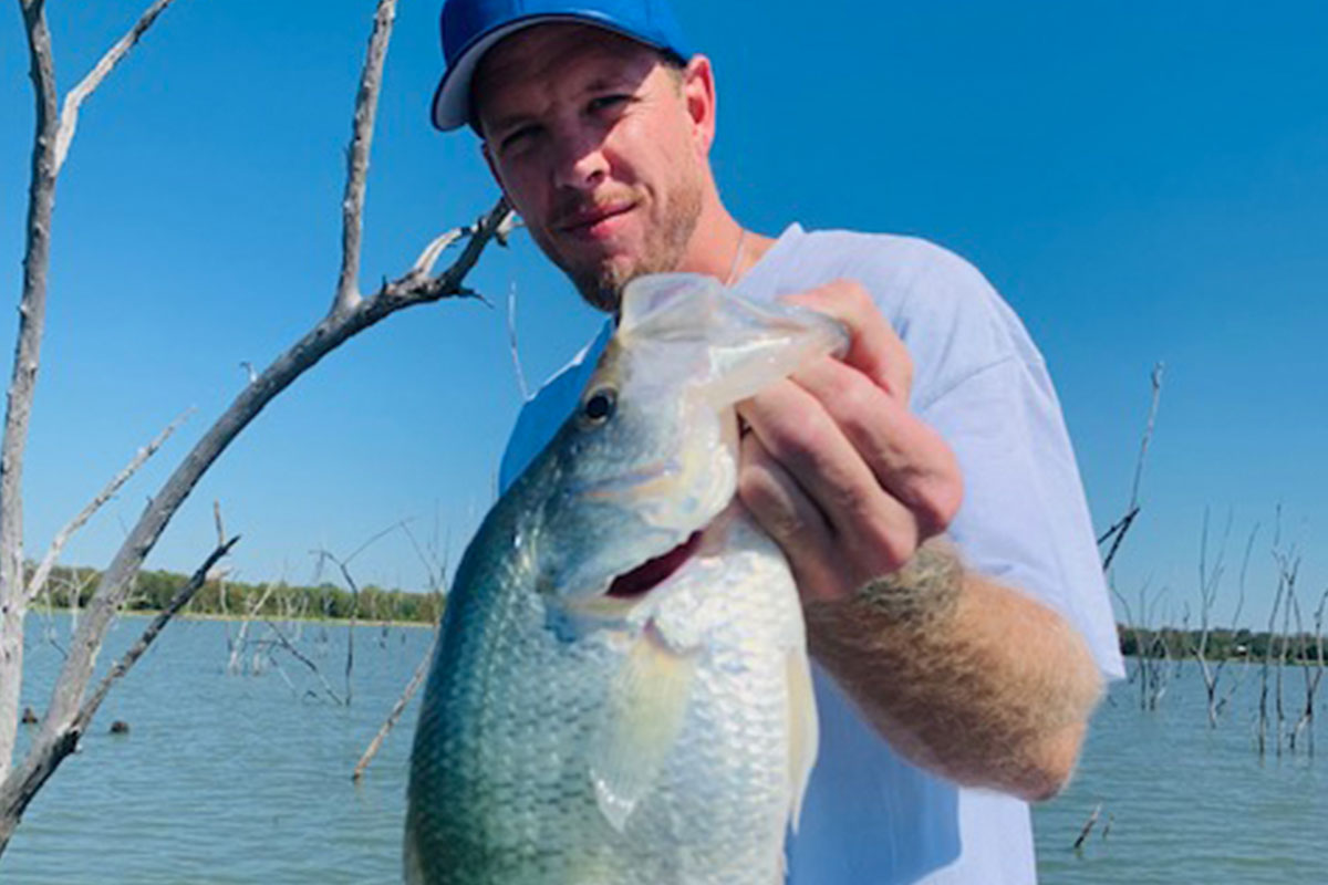 crappie guide happy fishing client